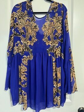 Free People Royal Purple Botanical Slip